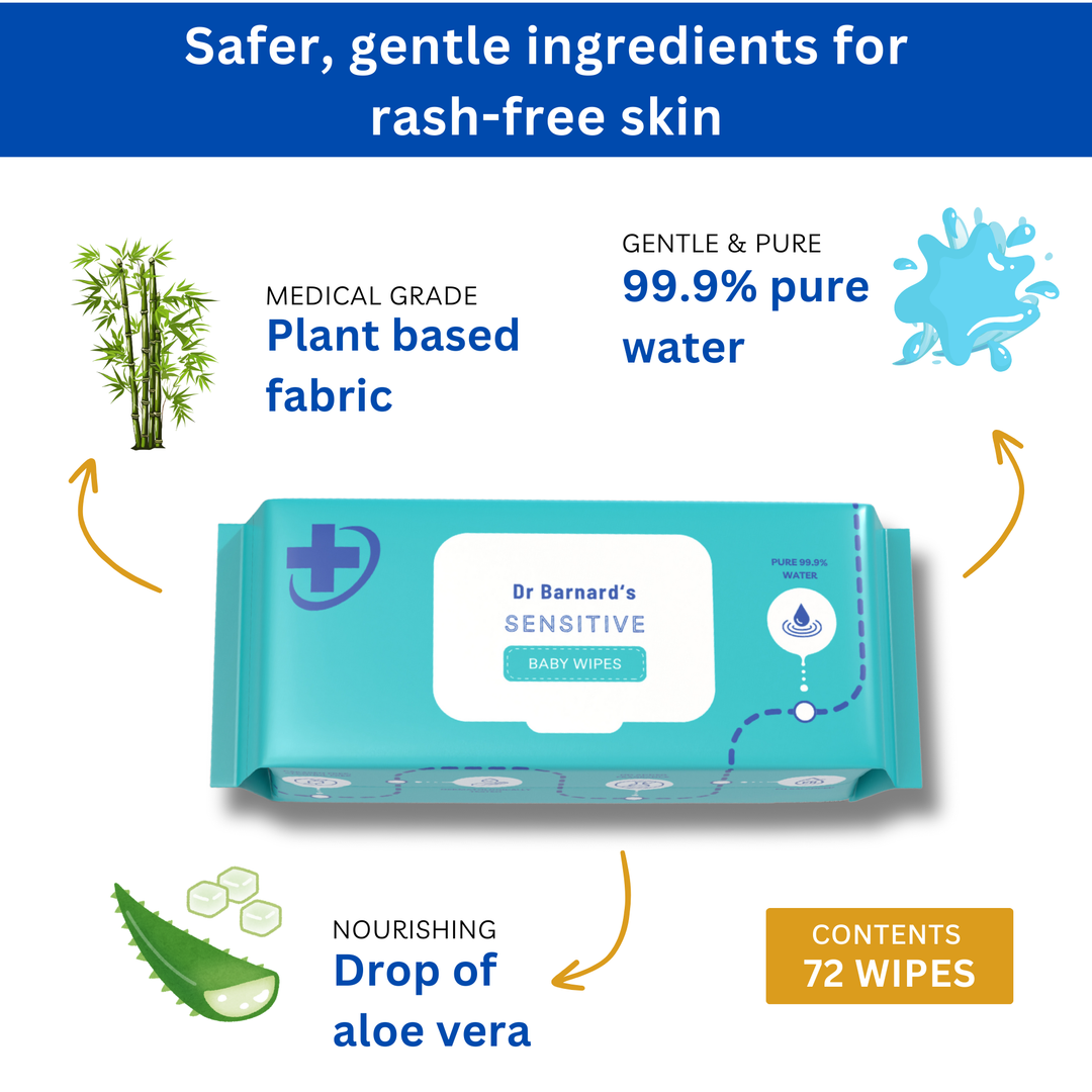 Dr Barnard's Sensitive Baby Water Wipes