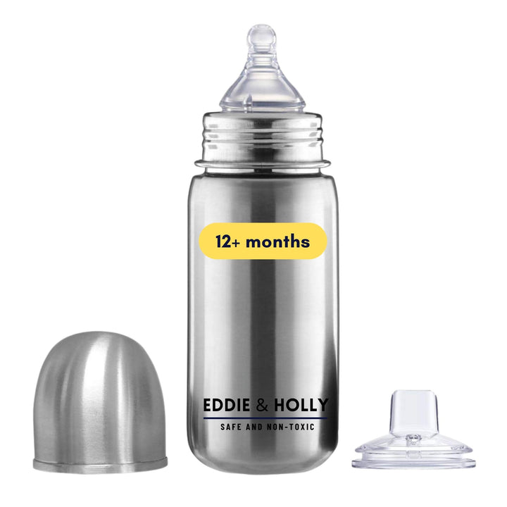 Eddie & Holly 2 in 1 Sipper Bottle Stainless Steel