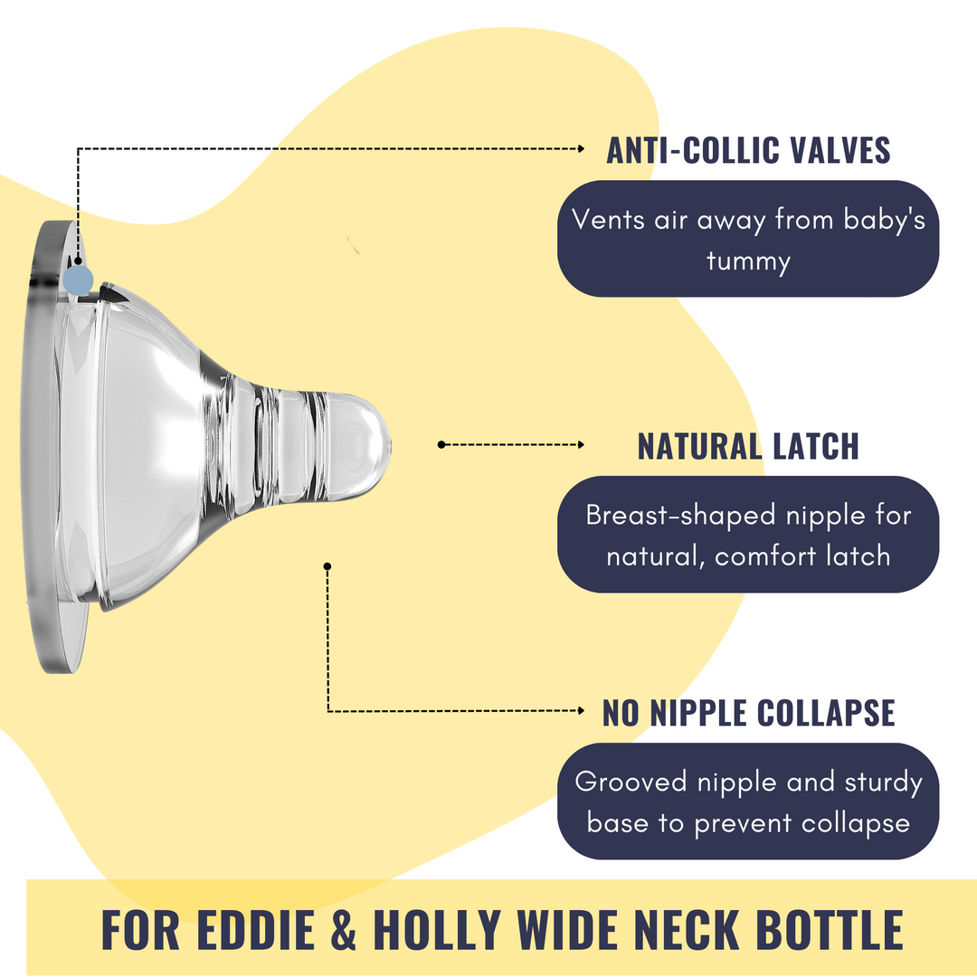 Eddie & Holly Teats for Steel Feeding Bottles