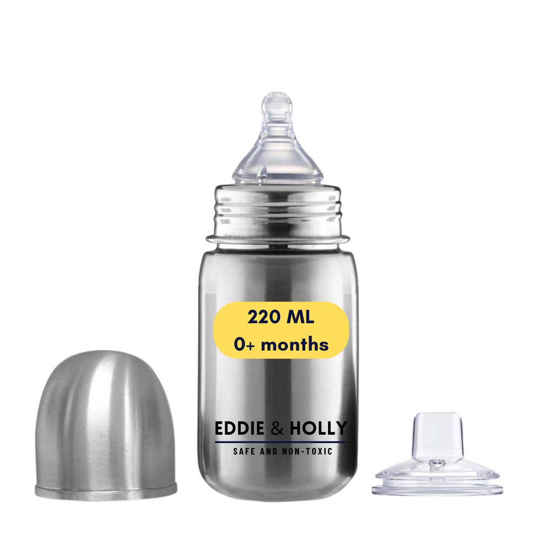 Eddie & Holly 2 in 1 Sipper Bottle Stainless Steel