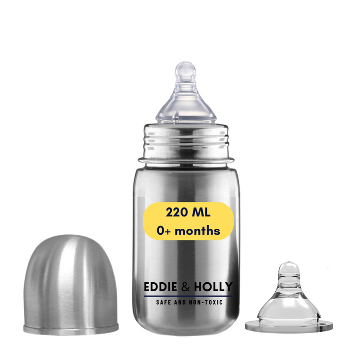 Eddie & Holly Stainless Steel Feeding Bottles