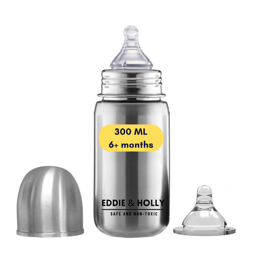 Eddie & Holly Stainless Steel Feeding Bottles